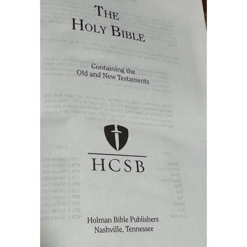 Holman Christian Standard Bible Leather Bound